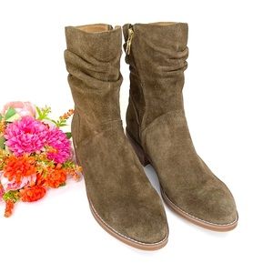 Lucca Lane Moss Donny Short Slouch Bootie Size  7